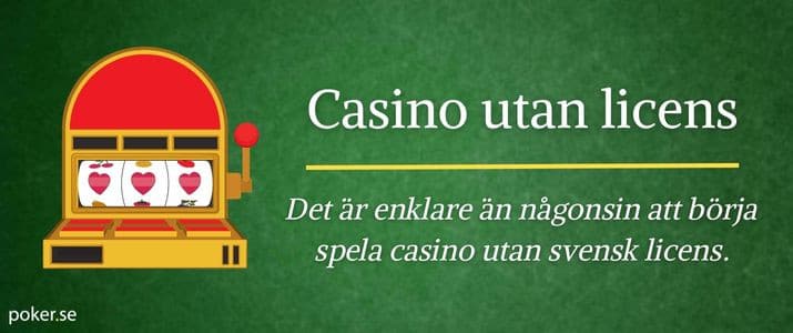 Fördelar och risker med casino utan svensk licens